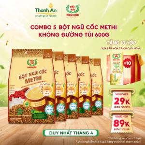 Combo 5 Bột Ngũ Cốc Methi