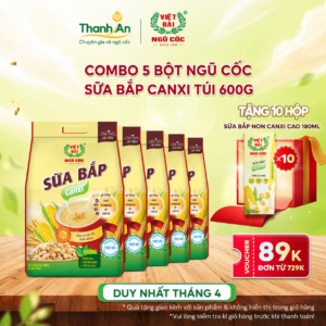 Combo 5 Bột Ngũ Cốc Sữa Bắp Canxi