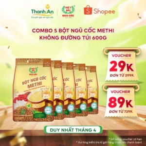 Combo 5 Bột Ngũ Cốc Methi
