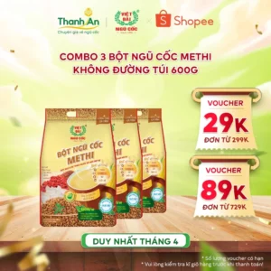 Combo 3 Bột Ngũ Cốc Methi